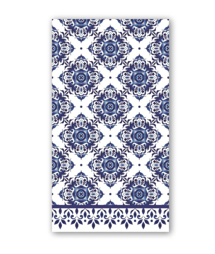 MICHEL DESIGN WORKS INDIGO SEAS HOSTESS NAPKIN