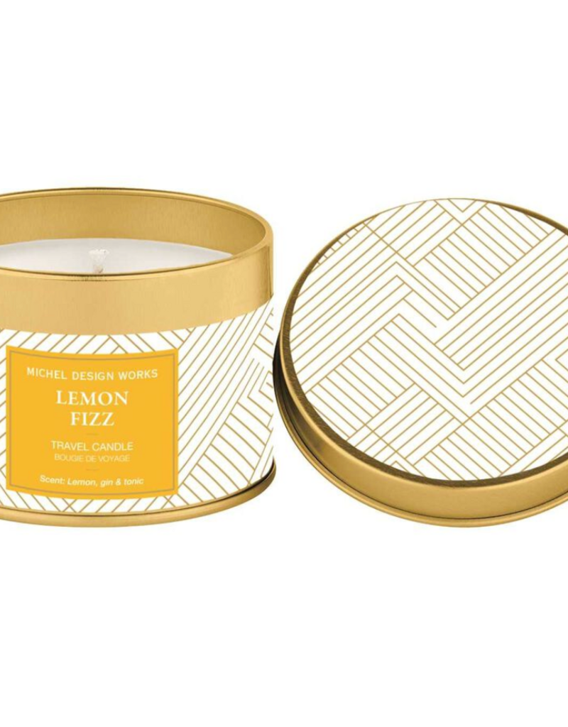 MICHEL DESIGN WORKS LEMON FIZZ TRAVEL CANDLE