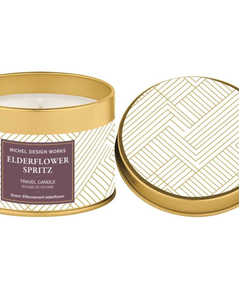 MICHEL DESIGN WORKS ELDERFLOWER SPRITZ TRAVEL CANDLE