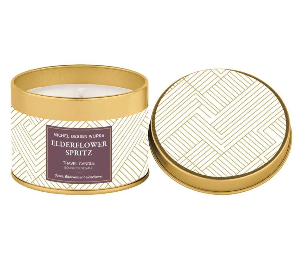 MICHEL DESIGN WORKS ELDERFLOWER SPRITZ TRAVEL CANDLE