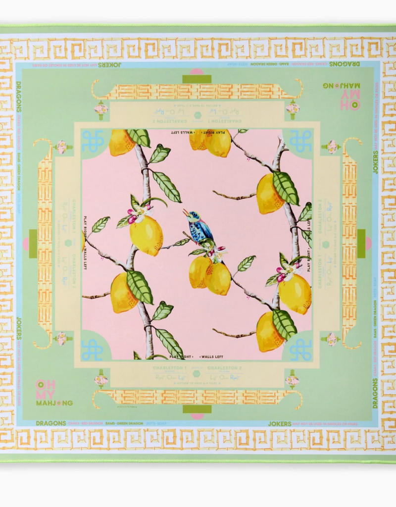 OH MY MAHJONG CITRUS SONGBIRD MAHJONG MAT