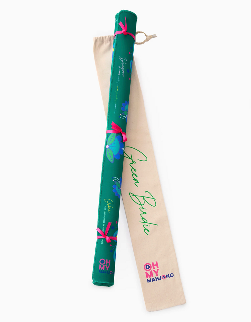 OH MY MAHJONG BIRDIE GREEN MAT