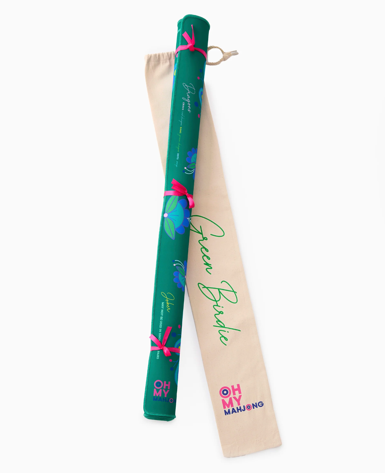 OH MY MAHJONG BIRDIE GREEN MAT