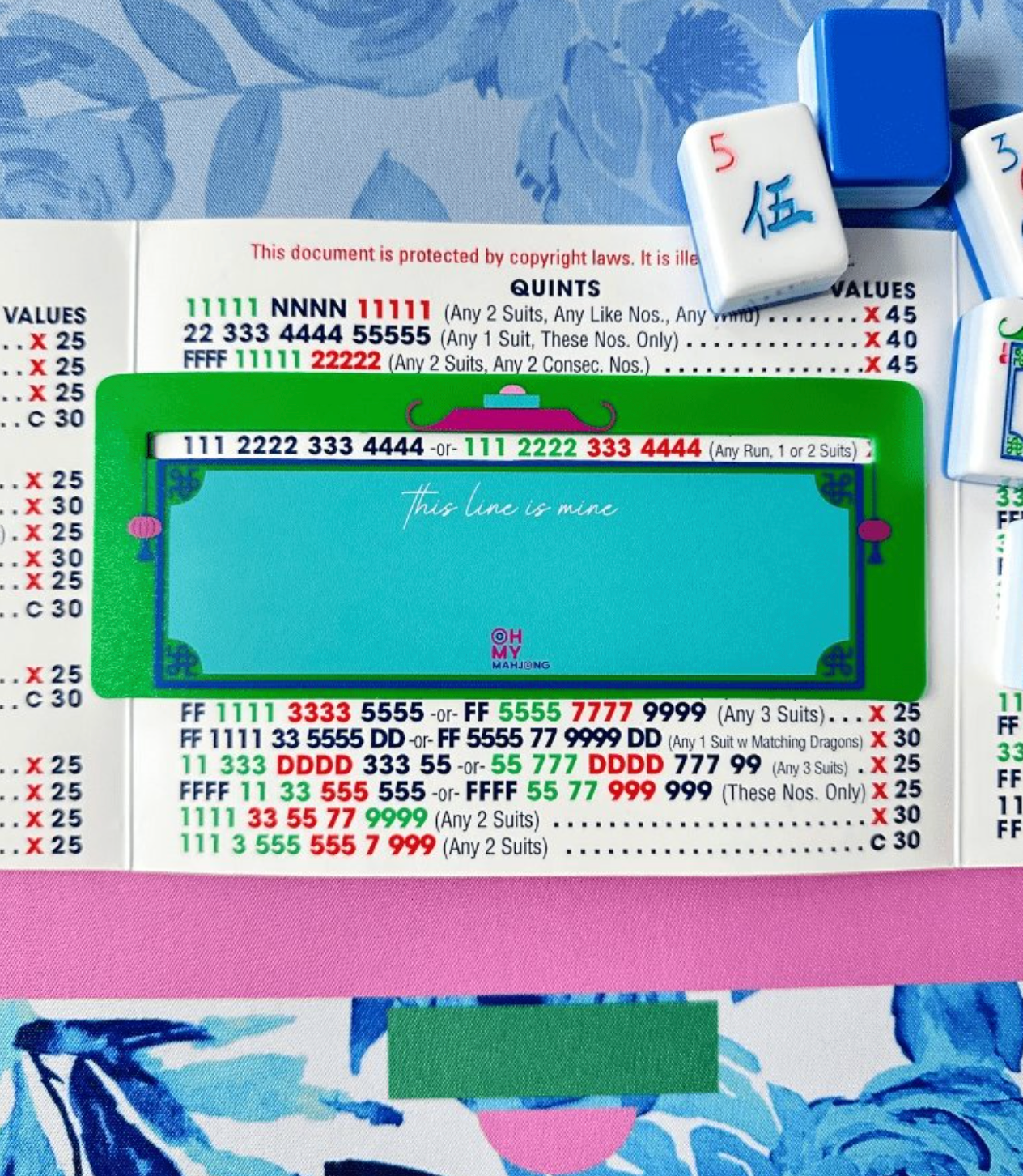 OH MY MAHJONG MAHJONG LINE FINDERS