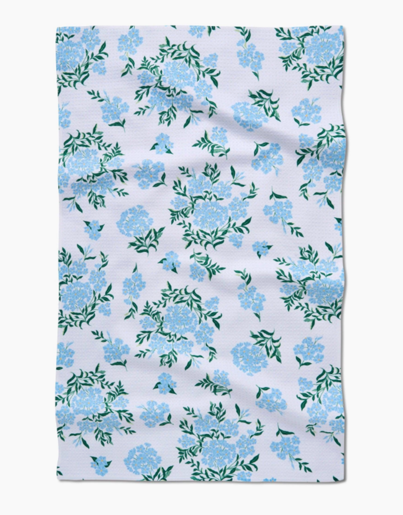 GEOMETRY PLUMBAGO TEA TOWEL