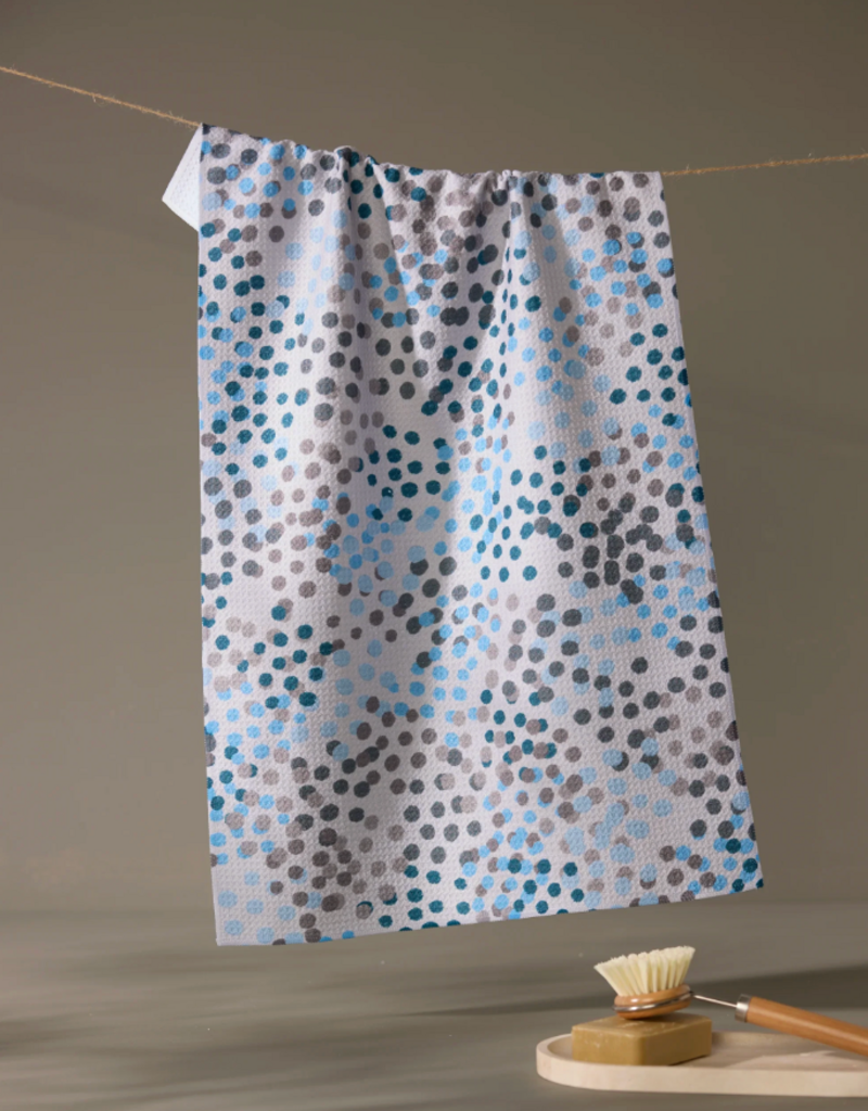 GEOMETRY COOL DOTS TEA TOWEL