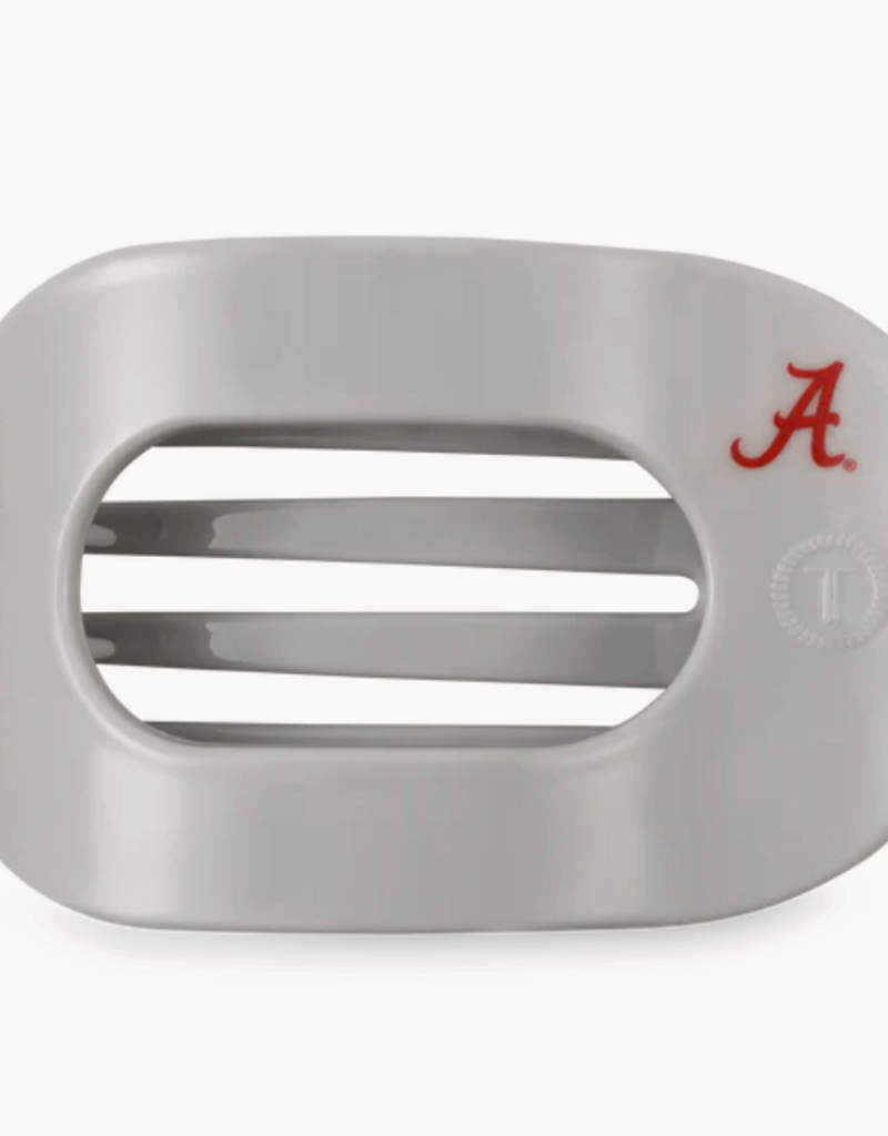 TELETIES ROLL TIDE MEDIUM FLAT ROUND HAIR CLIP