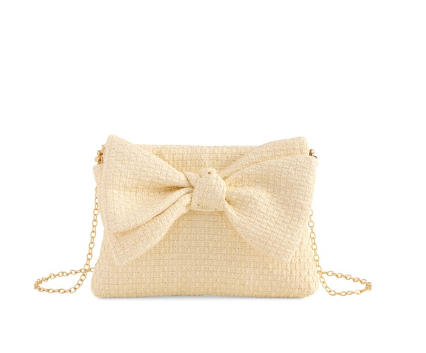 Shiraleah VERA BOW CLUTCH-IVORY