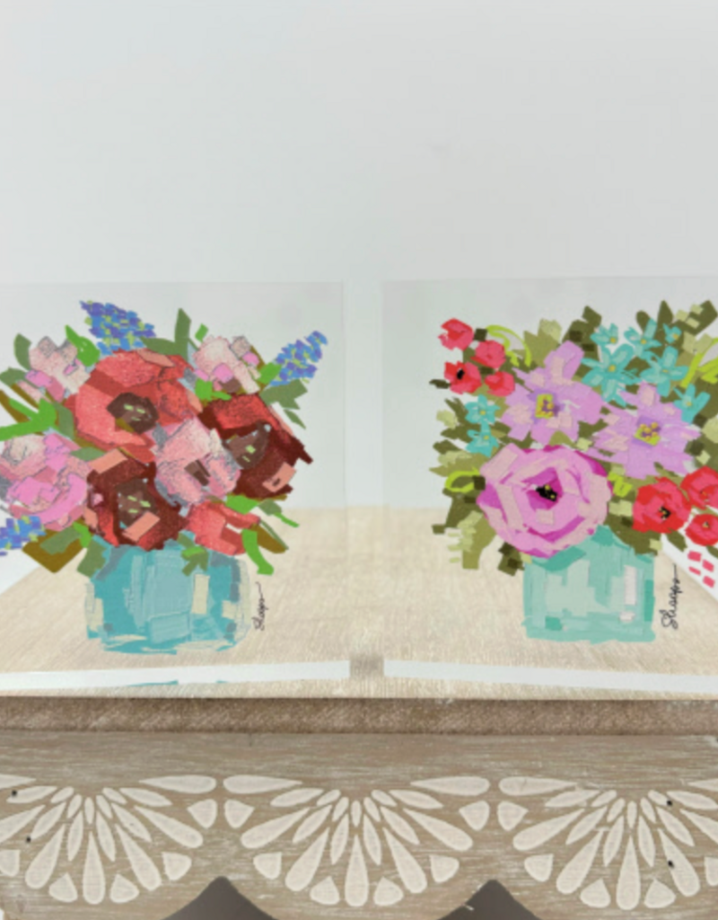 TRADE CIE ACRYLIC FLORAL BLOCK SIGNS