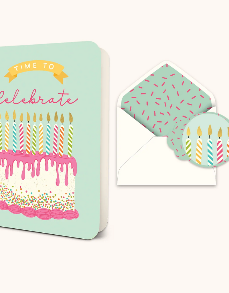 STUDIO OH! TIME TO CELEBRATE BIRTHDAY CARD