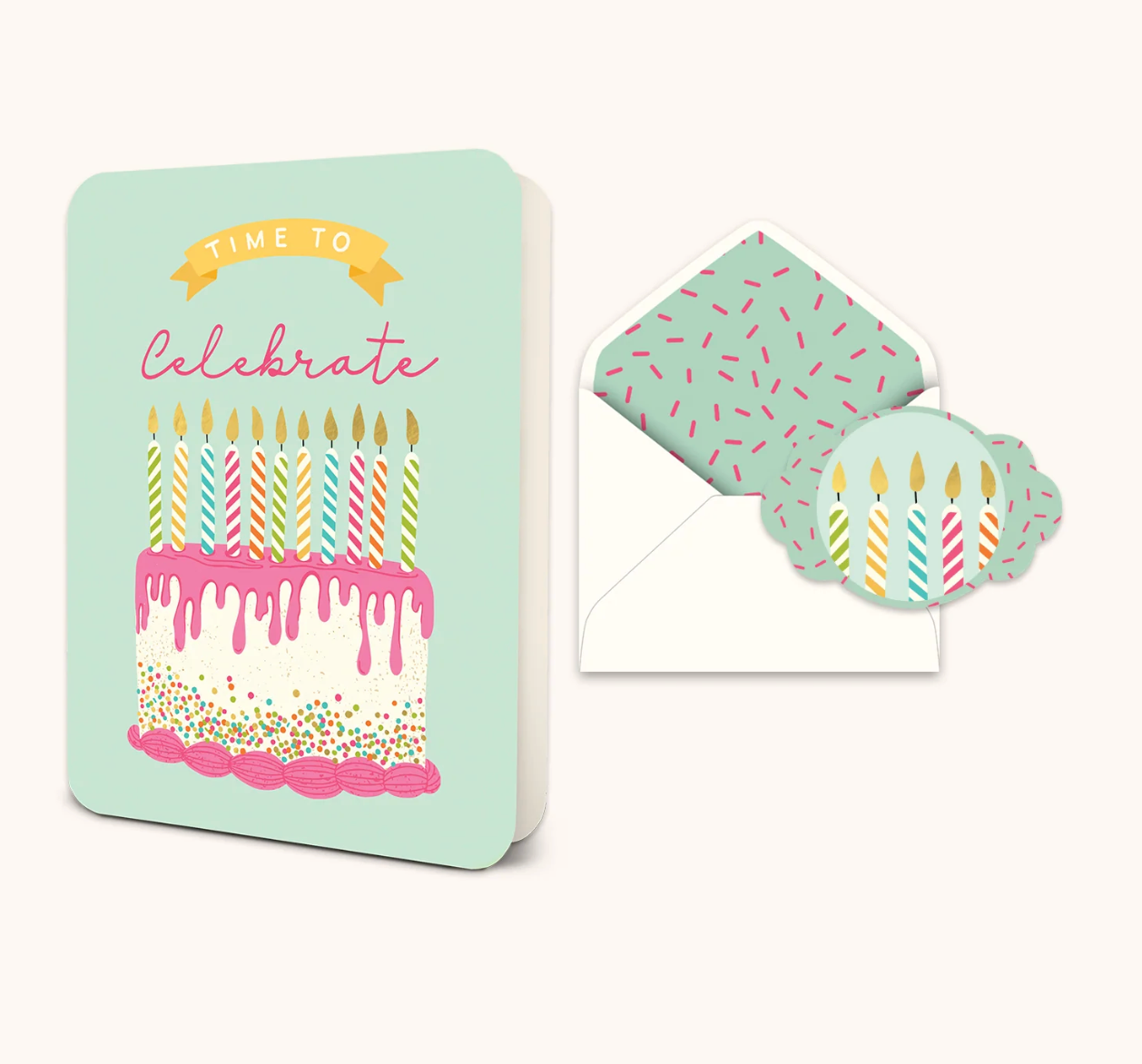 STUDIO OH! TIME TO CELEBRATE BIRTHDAY CARD