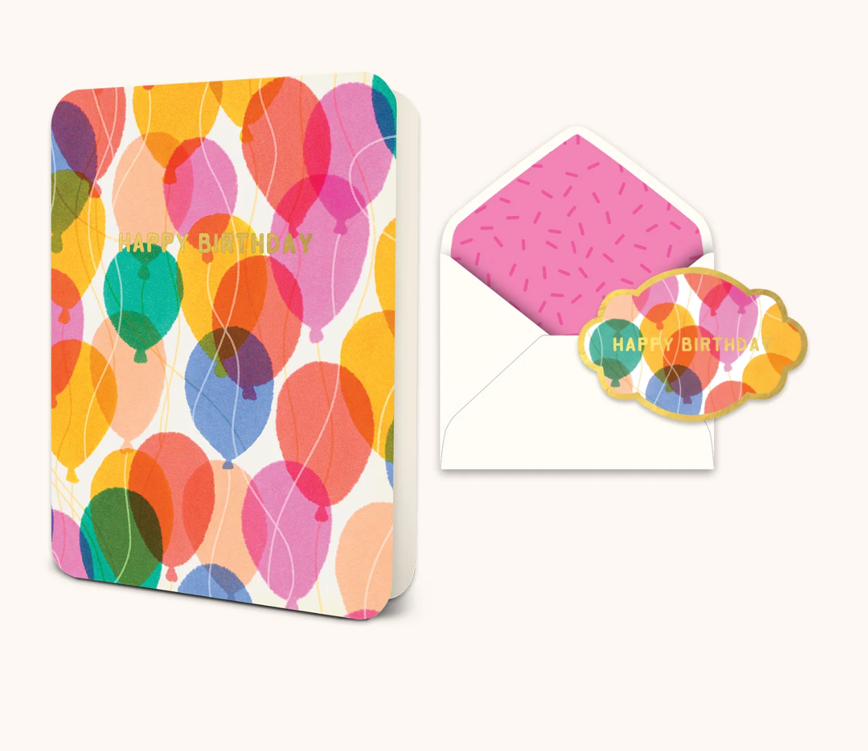 STUDIO OH! HAPPY BIRTHDAY BALLOONS CARD