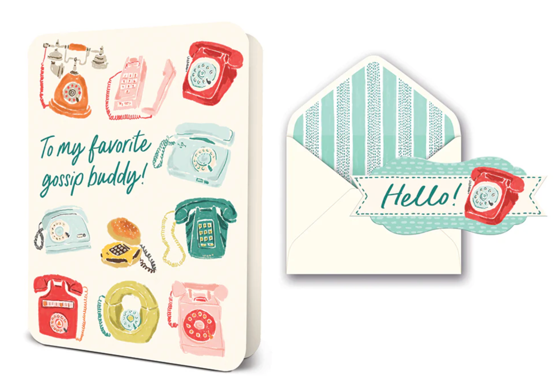 STUDIO OH! GOSSIP BUDDY BIRTHDAY CARD