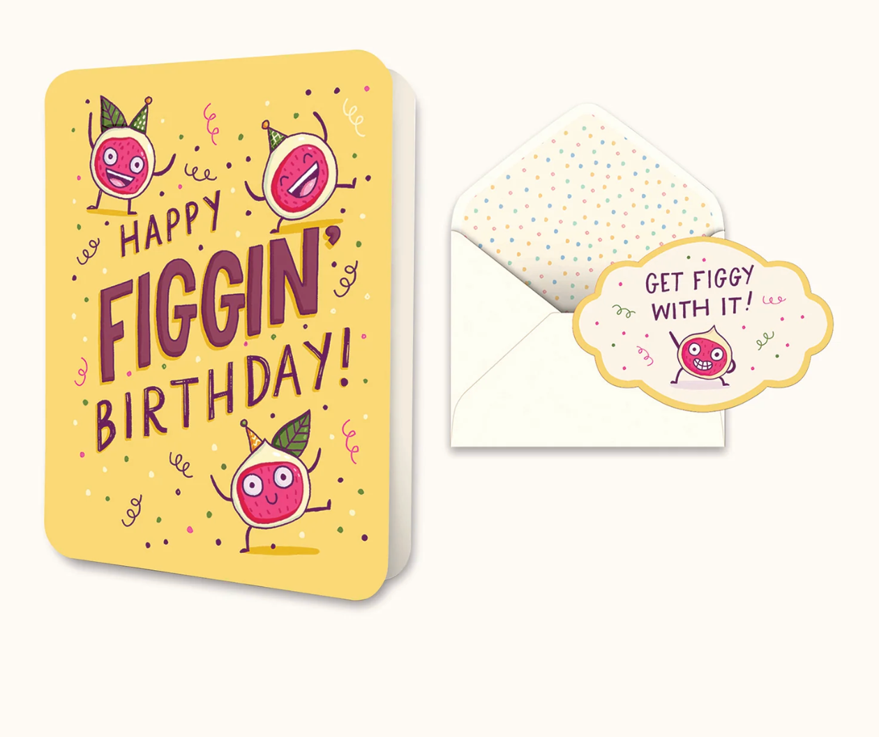 STUDIO OH! HAPPY FIGGIN BIRTHDAY CARD