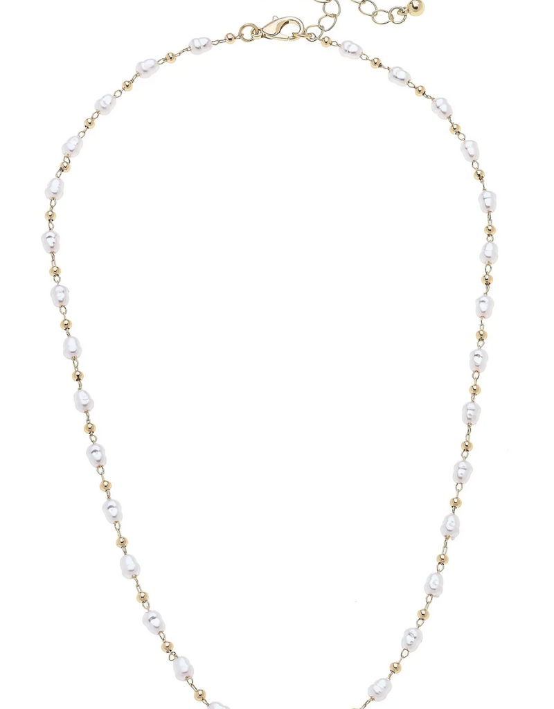 CANVAS ASPEN DELICATE PEARL NECKLACE