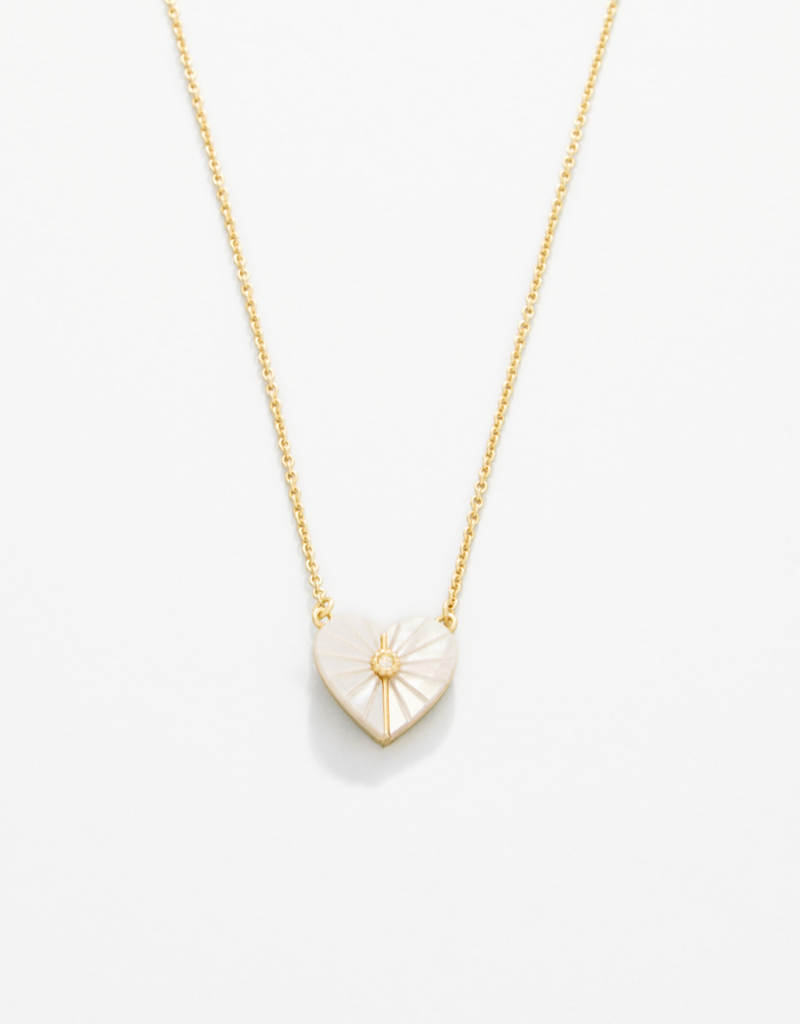 sea la vie radiant/mother of pearl heart gold