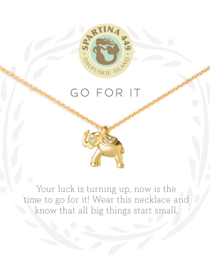 sea la vie necklace go for it/elephant