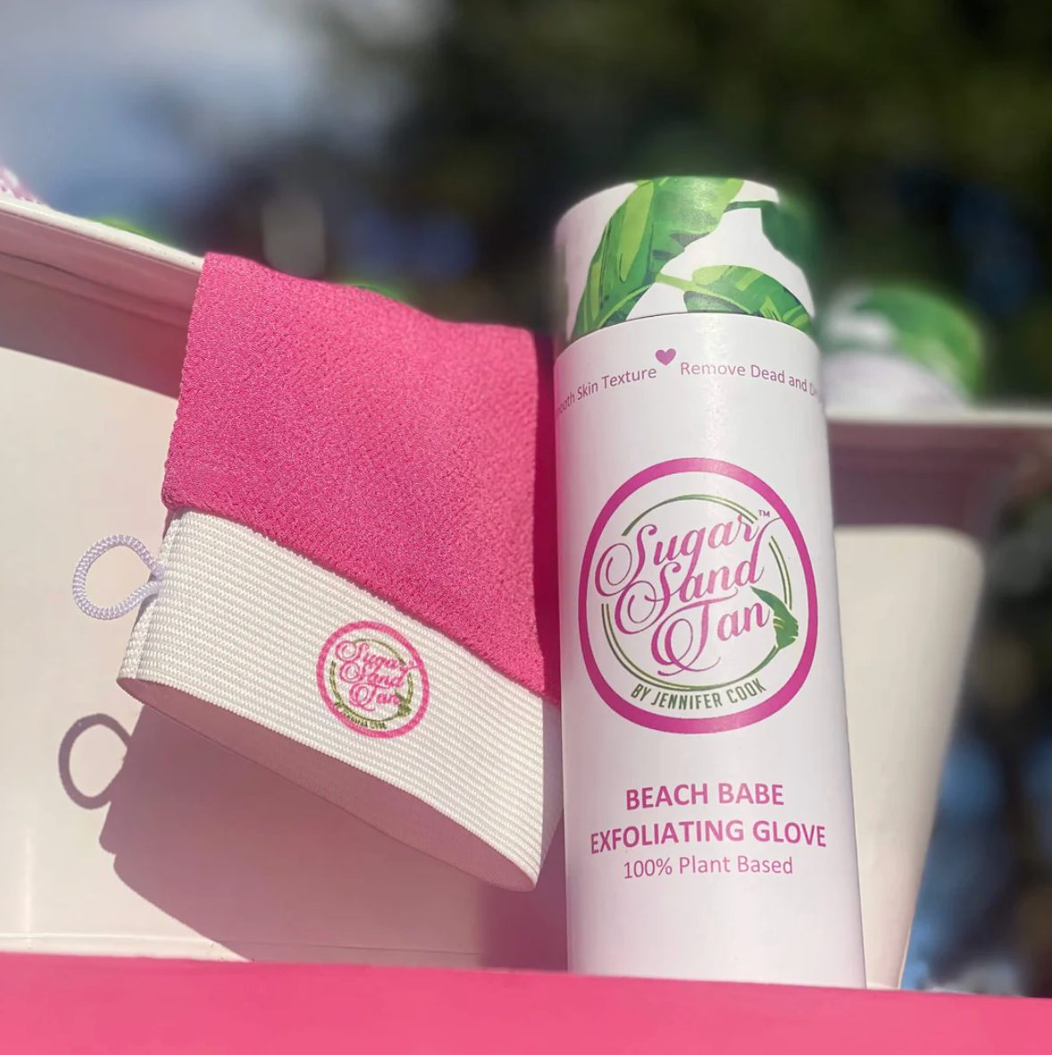 SUGAR SAND TAN BEACH BABE EXFOLIATING GLOVE