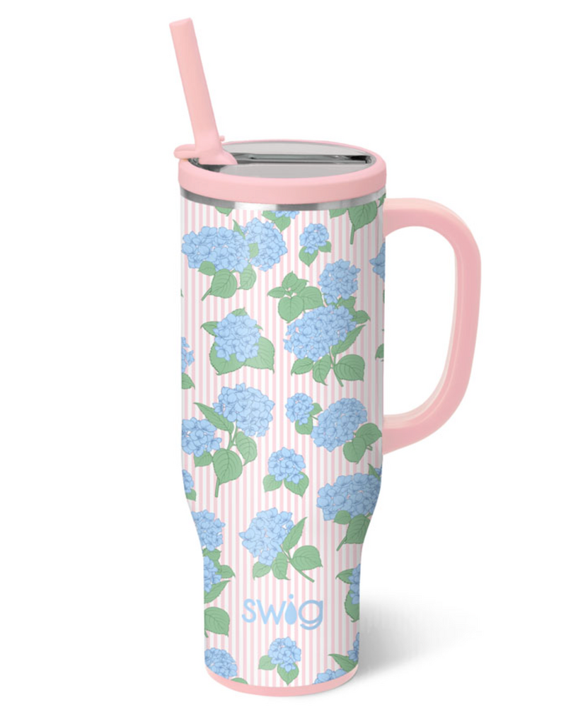 SWIG Hydrangeas Mega Mug 30oz
