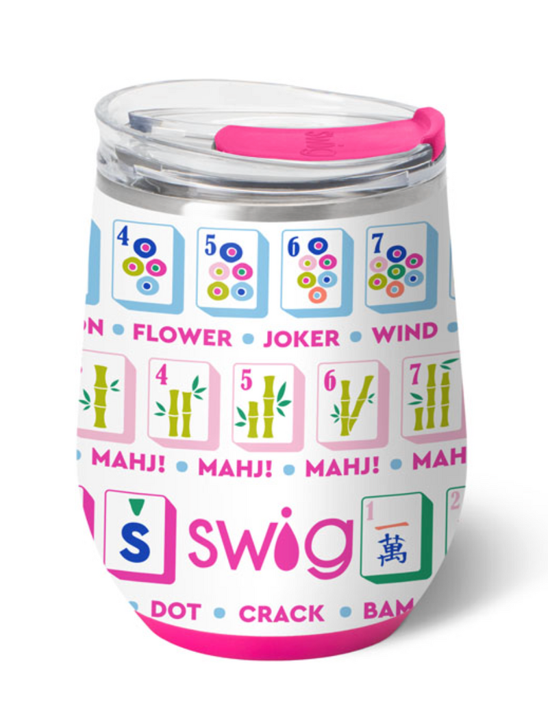 SWIG Mahjong Stemless Wine  Cup 12oz