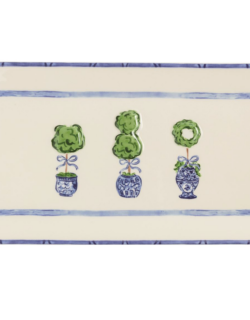 MUD PIE TOPIARY TRAY