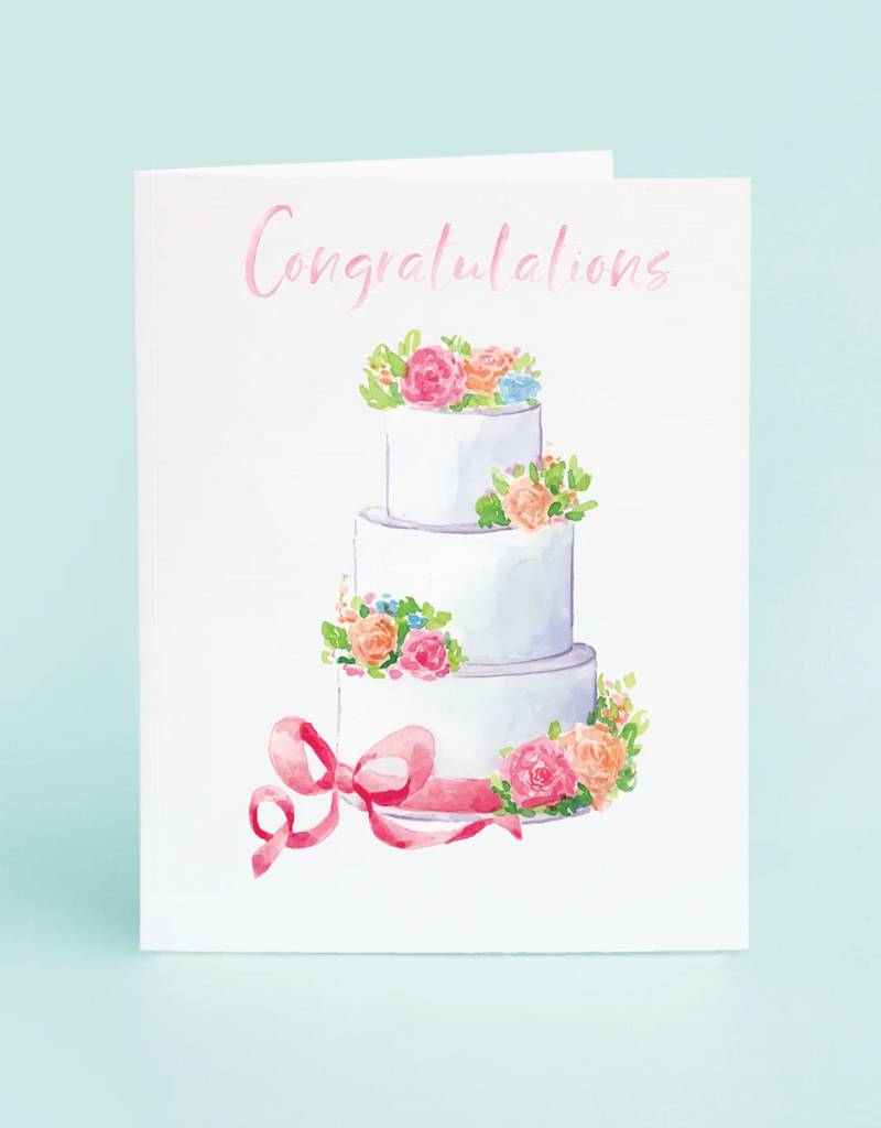 TAYLOR PALADINO WEDDING CAKE CARD
