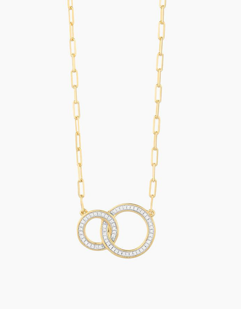 ELLA STEIN FOREVER LINKED PENDANT NECKLACE-GOLD