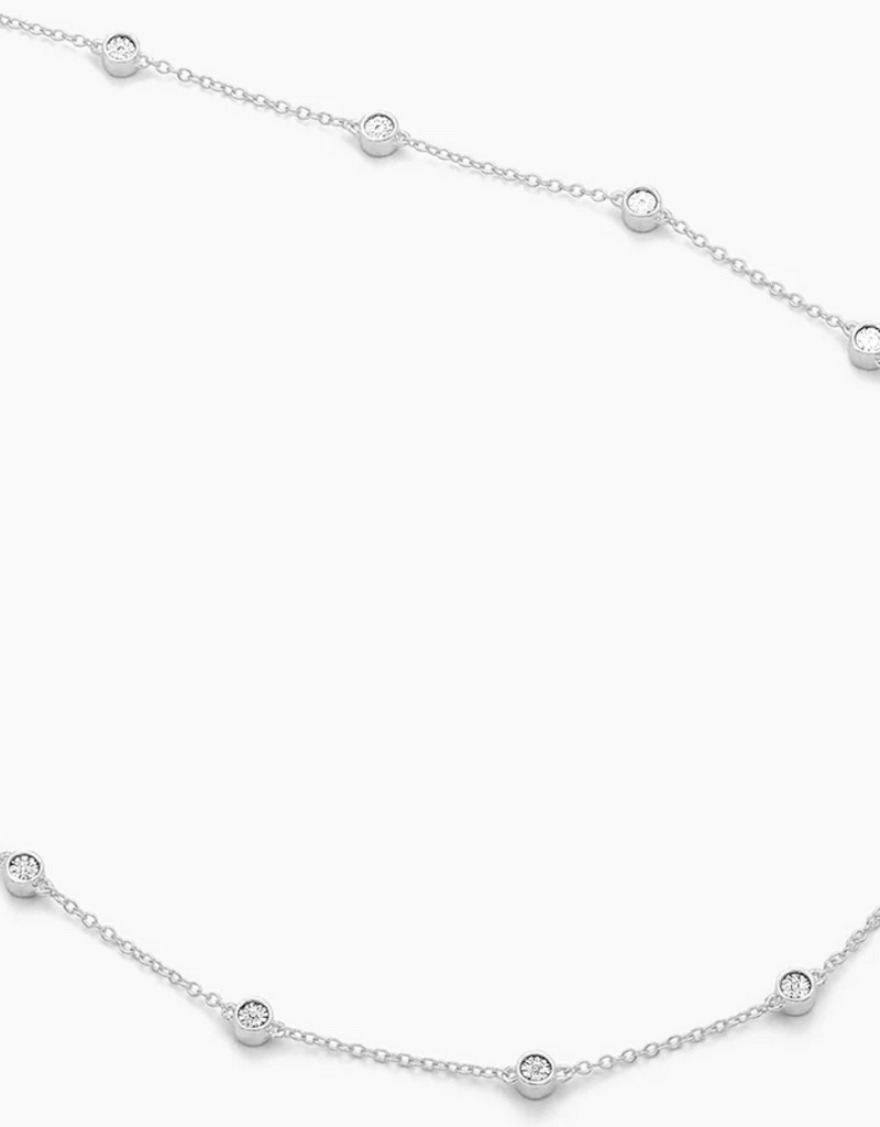 ELLA STEIN SILVER IN THE LOOP CHAIN NECKLACE