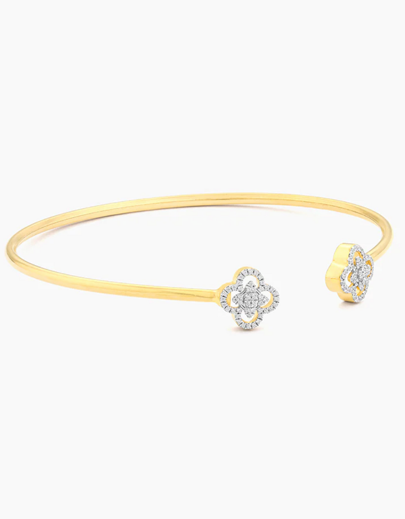 ELLA STEIN GOLD MED WILDFLOWER CUFF BRACELET