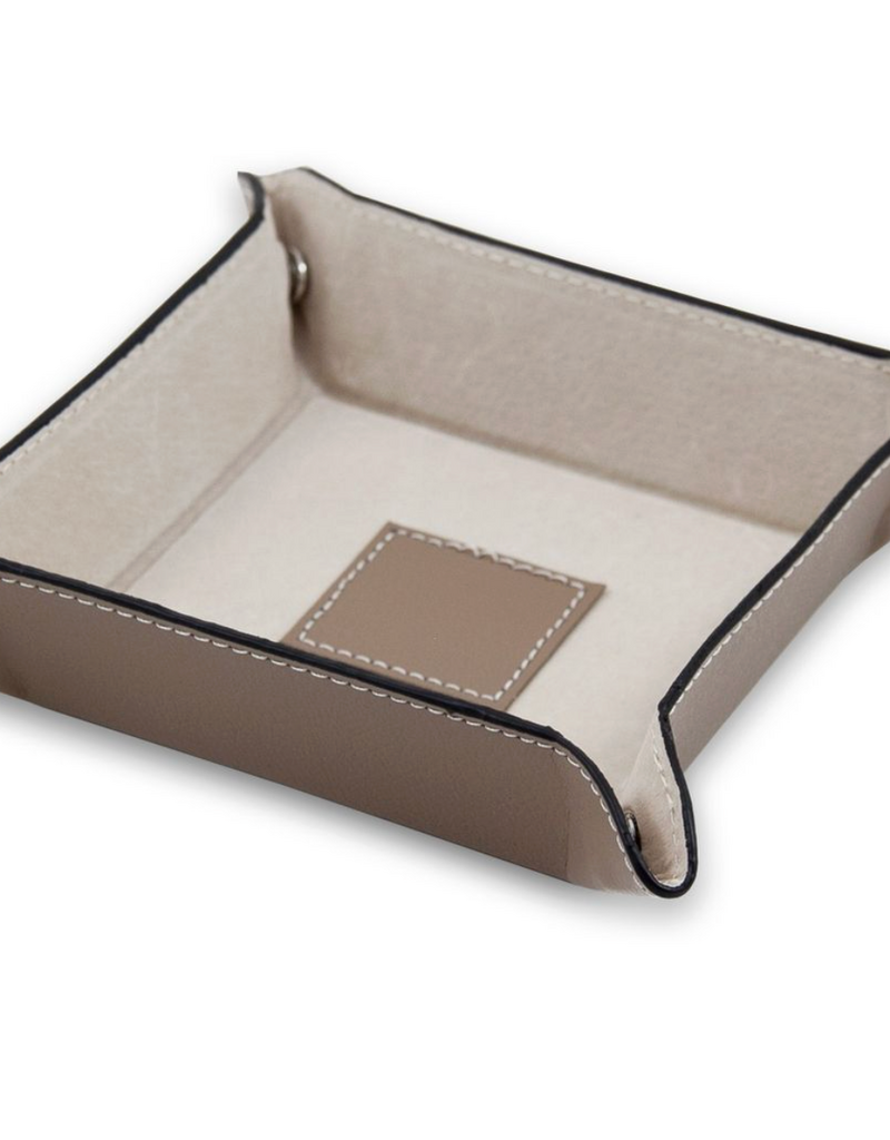 BEY-BERK INTERNATIONAL LEATHER VALET TRAY