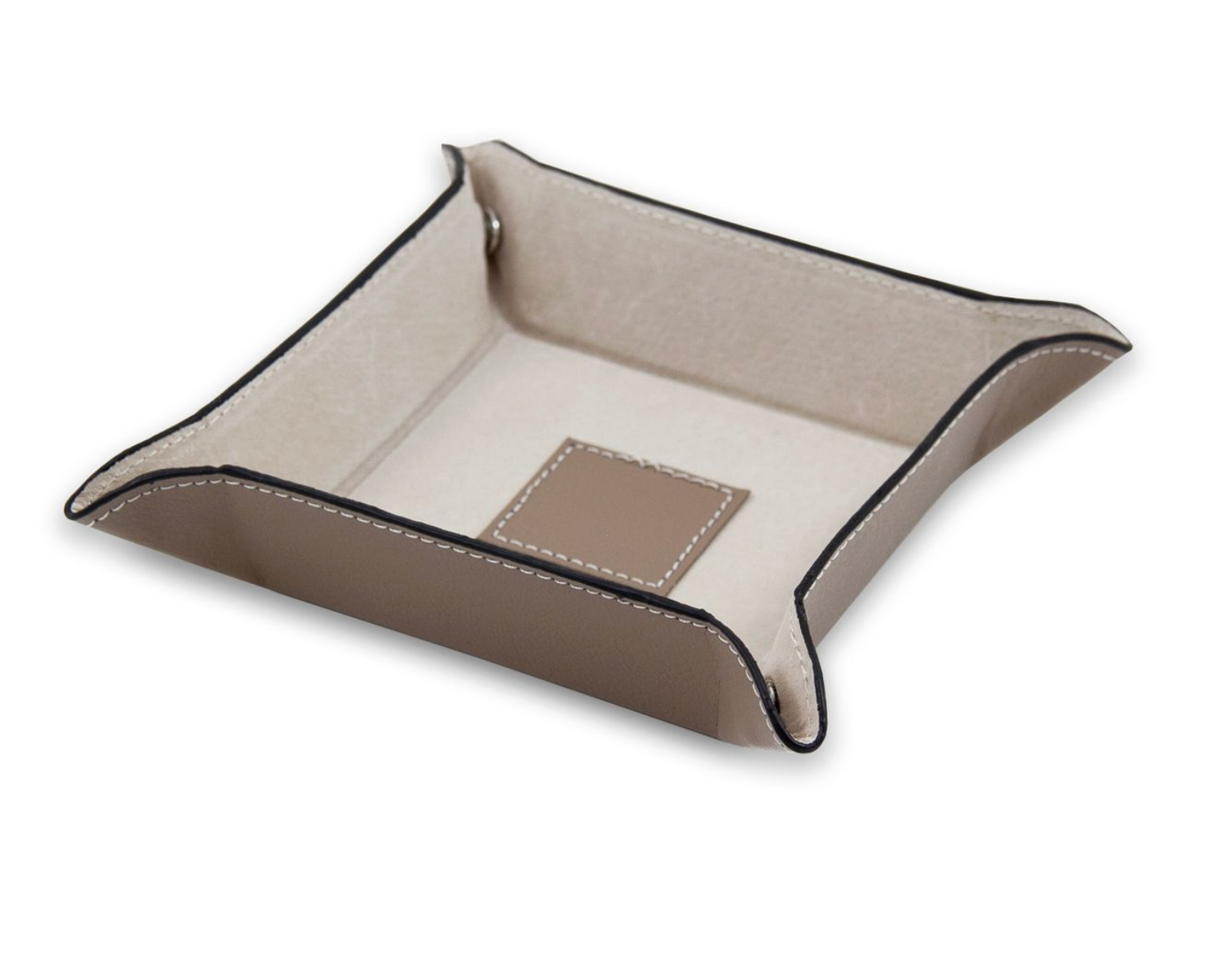 BEY-BERK INTERNATIONAL LEATHER VALET TRAY