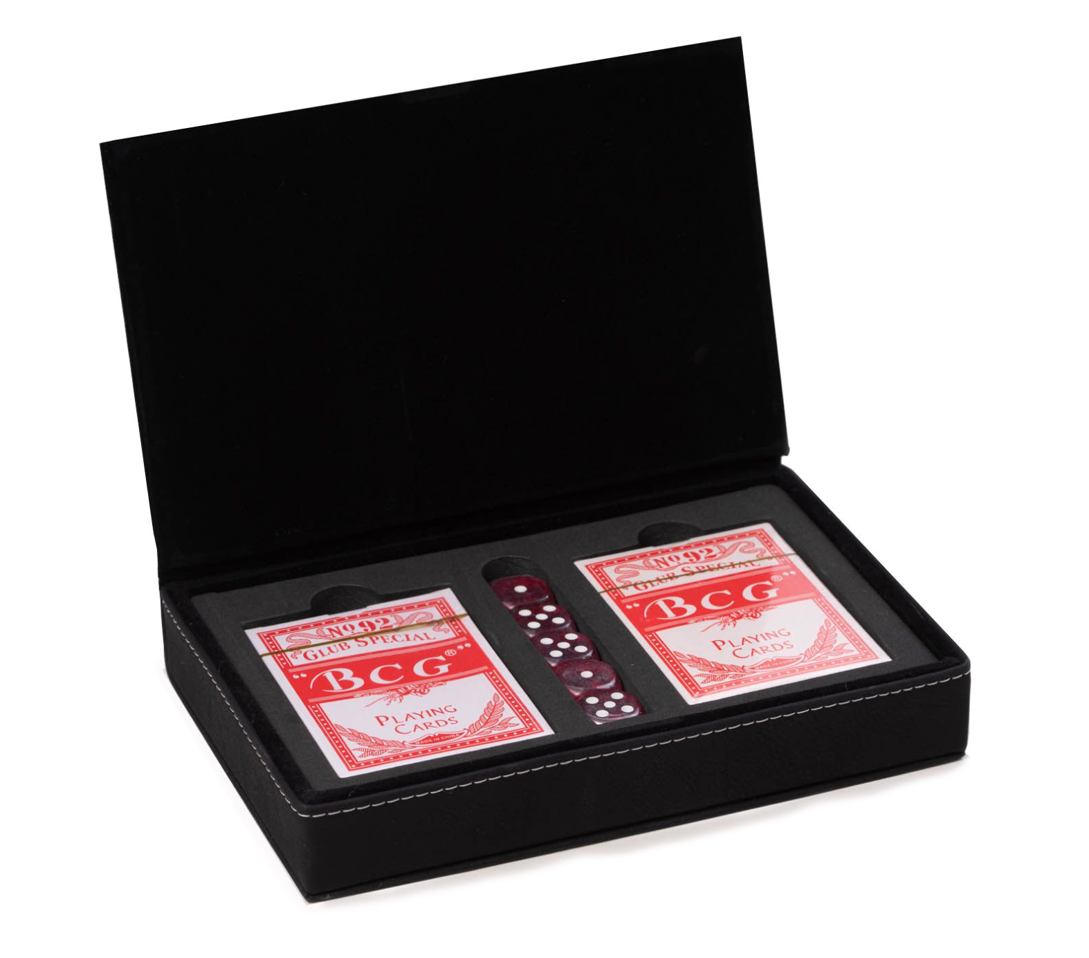 BEY-BERK INTERNATIONAL PLAYING CARD & DICE SET