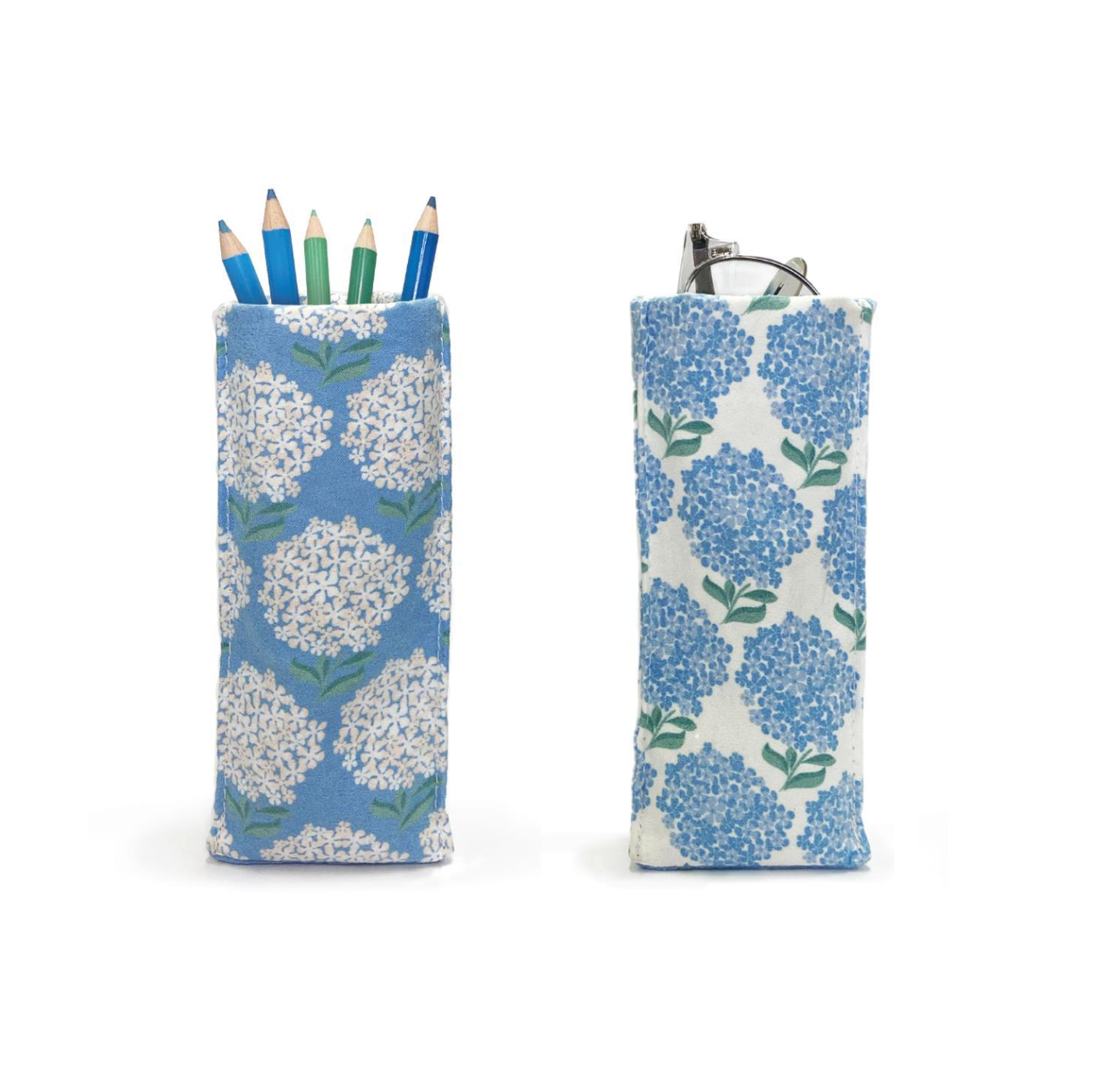 TWO'S COMPANY HYDRANGEA STANDING EYEGLASS HOLDER