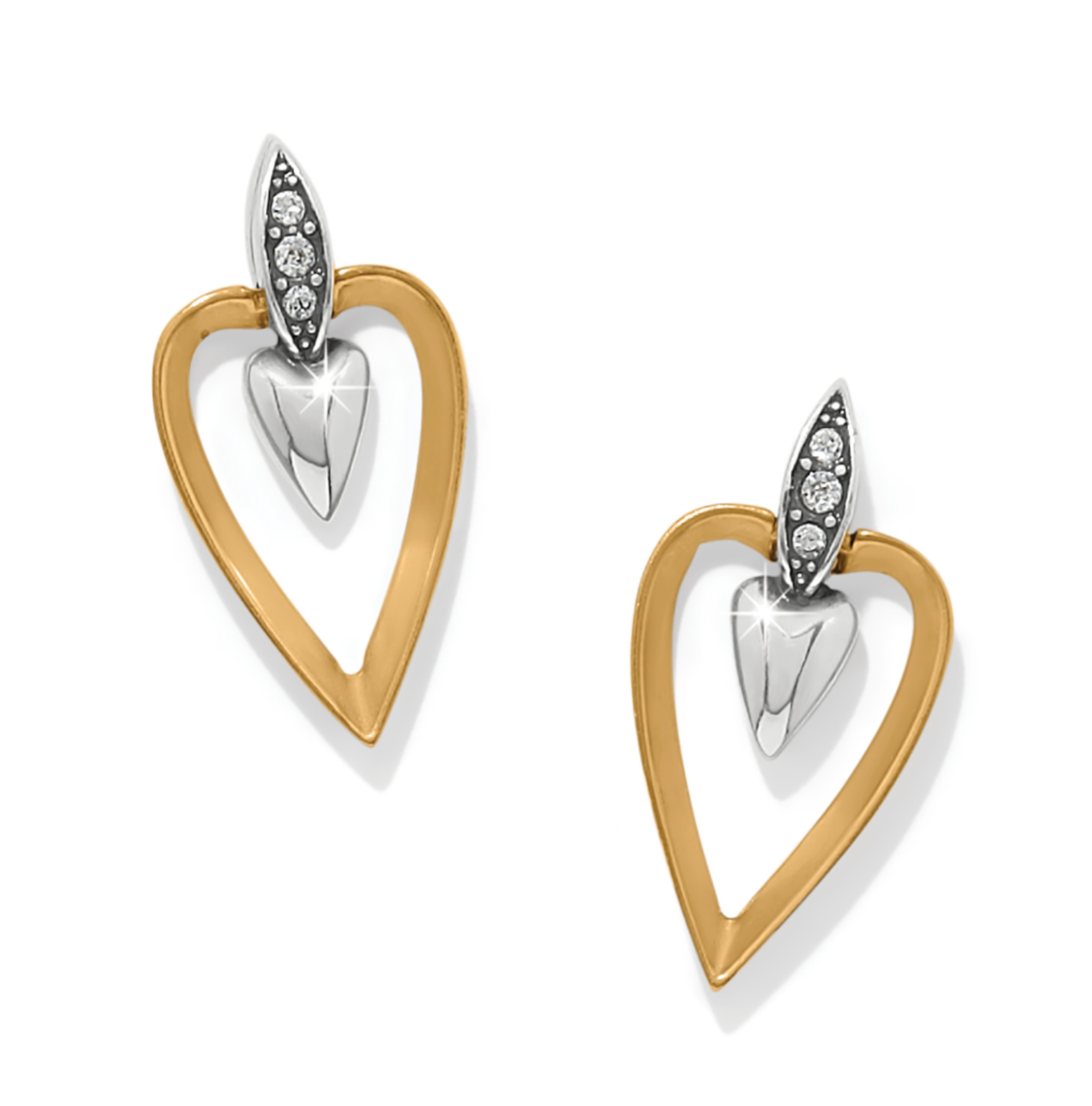 BRIGHTON Love Messages B Calm Post Earrings