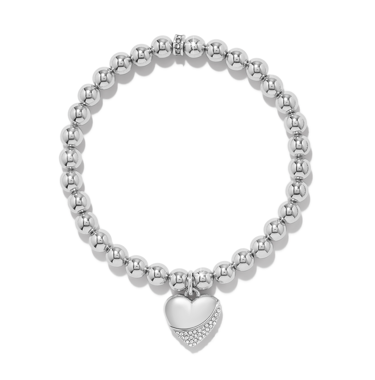 BRIGHTON Meridian Petite Wave Heart Stretch Bracelet