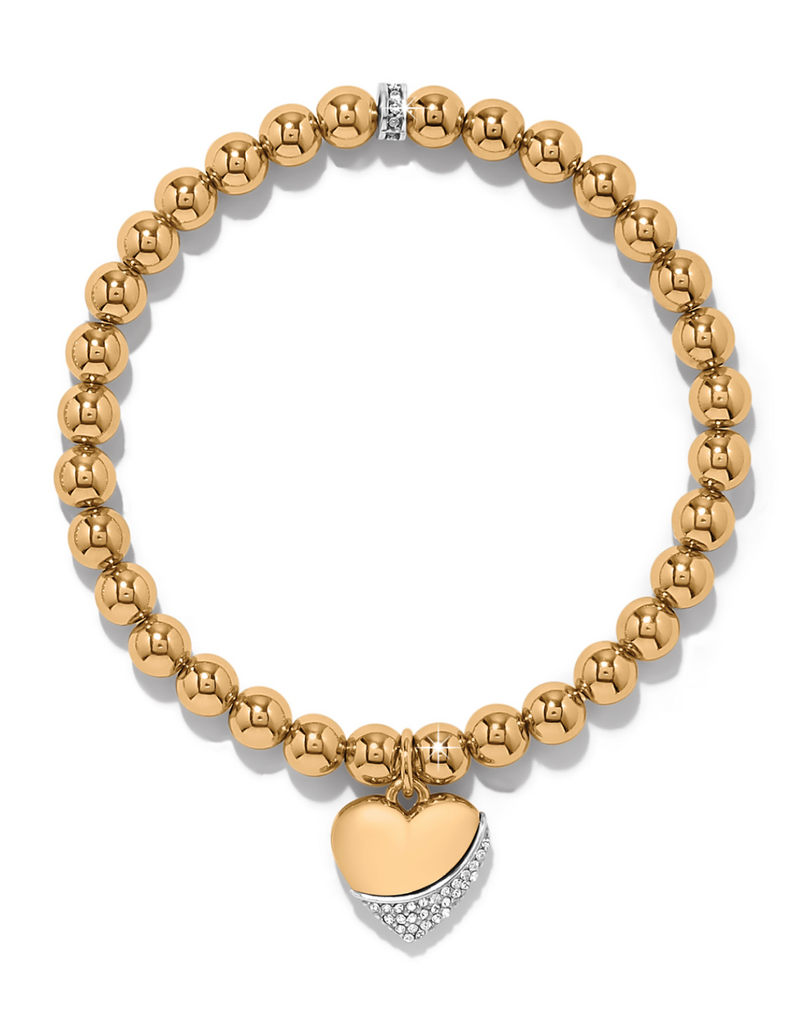BRIGHTON Meridian Petite Wave Heart Stretch Bracelet