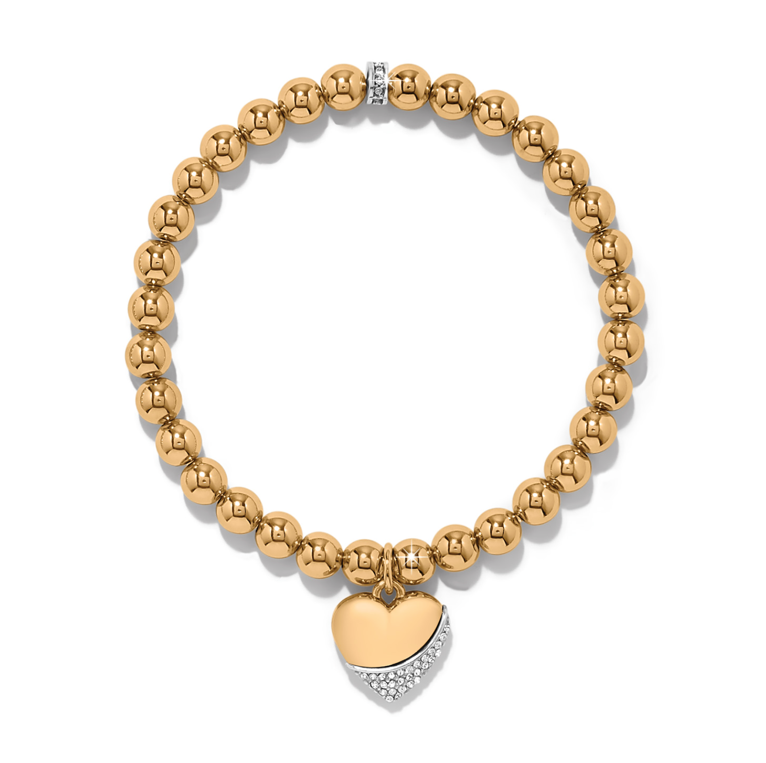 BRIGHTON Meridian Petite Wave Heart Stretch Bracelet