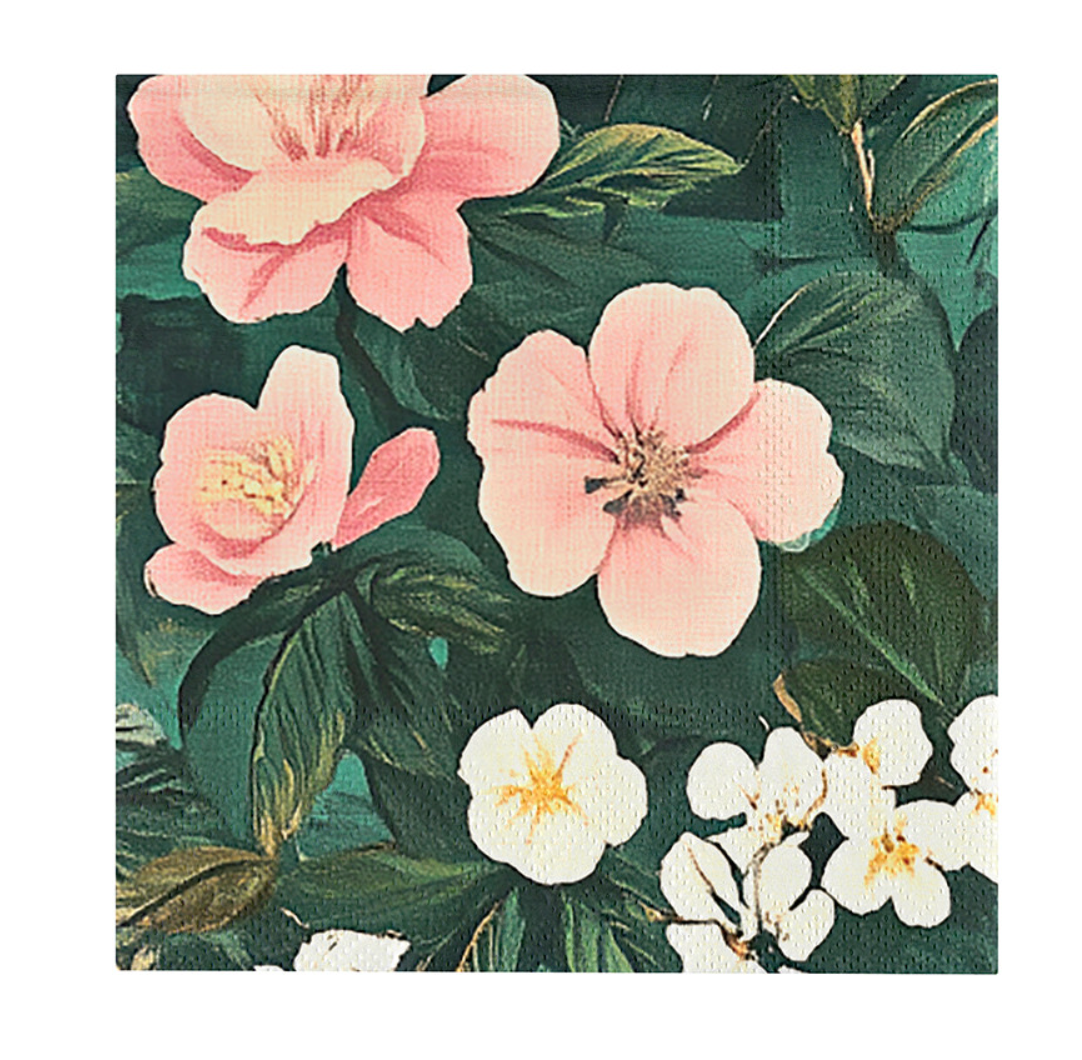 SANTA BARBARA COCKTAIL NAPKINS-FLORAL