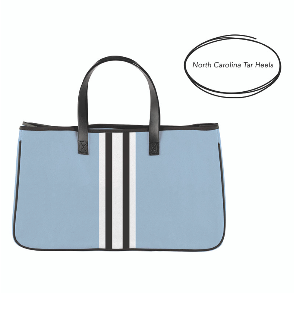 SANTA BARBARA COLLEGIATE RACER STRIPE CANVAS TOTE