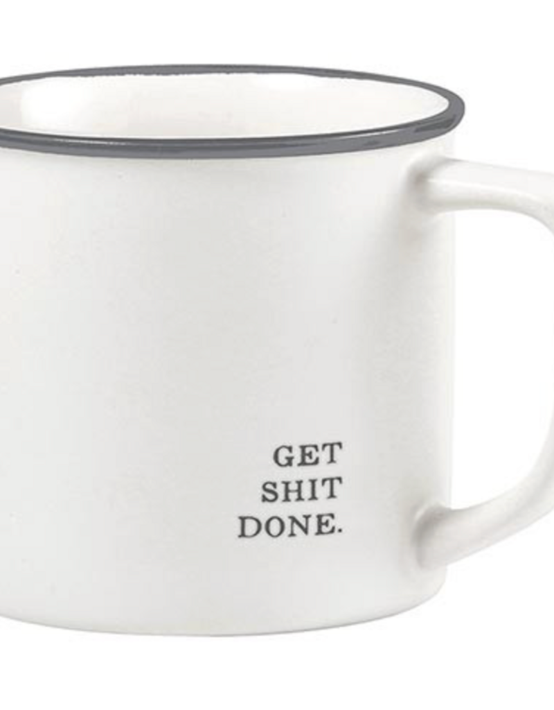 SANTA BARBARA face to face coffee mug-get shit done
