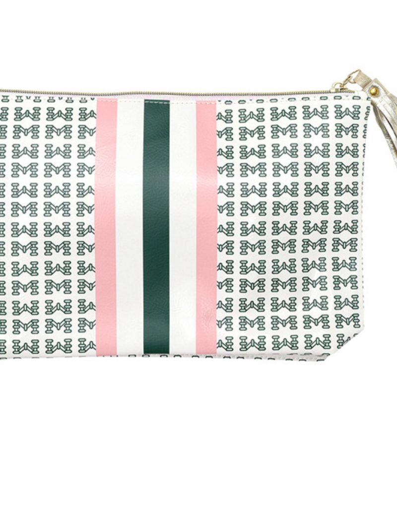 SANTA BARBARA oil cloth pouch-tiles