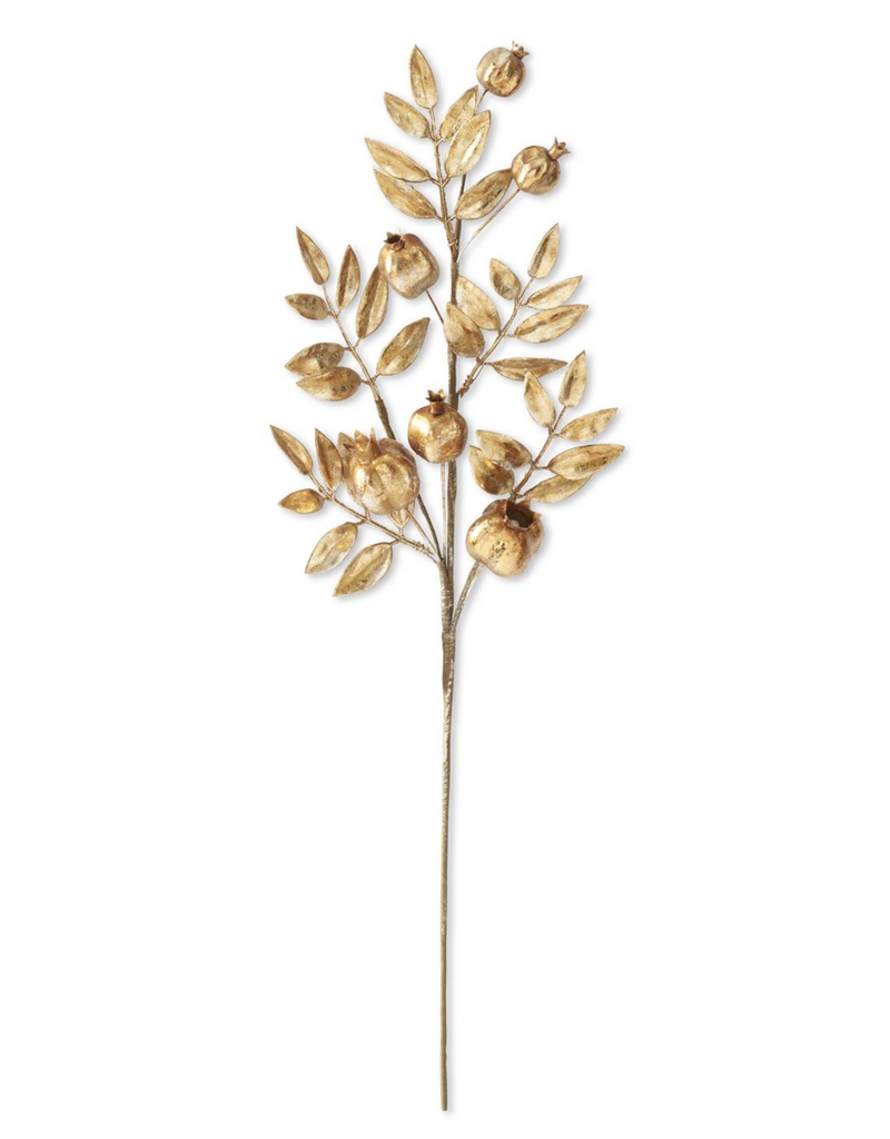 GOLD LEAF & POMEGRANATE STEM