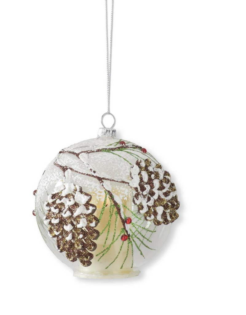 LED PINECONE ORNAMENT/SITTER 4.5 INCH