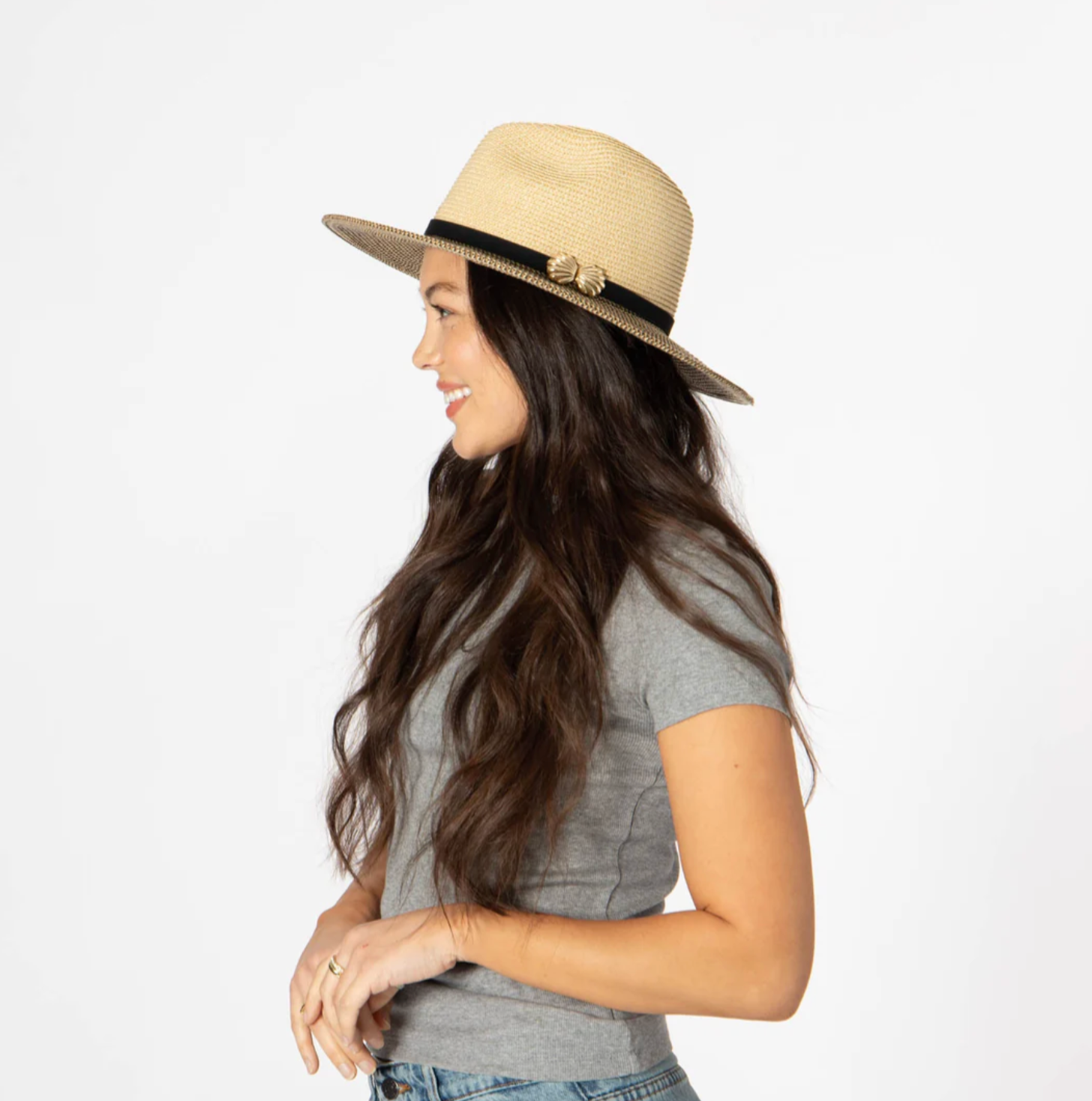 SAN DIEGO HAT COMPANY Seaside - Ultrabraid Two Tone Fedora