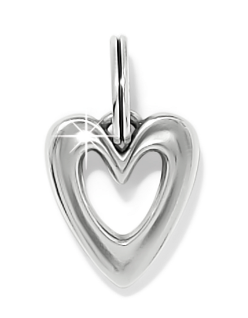 BRIGHTON CASCADE OPEN HEART CHARM