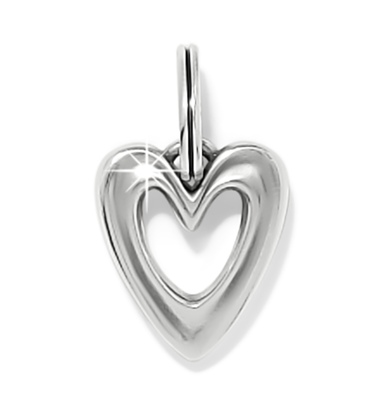BRIGHTON CASCADE OPEN HEART CHARM