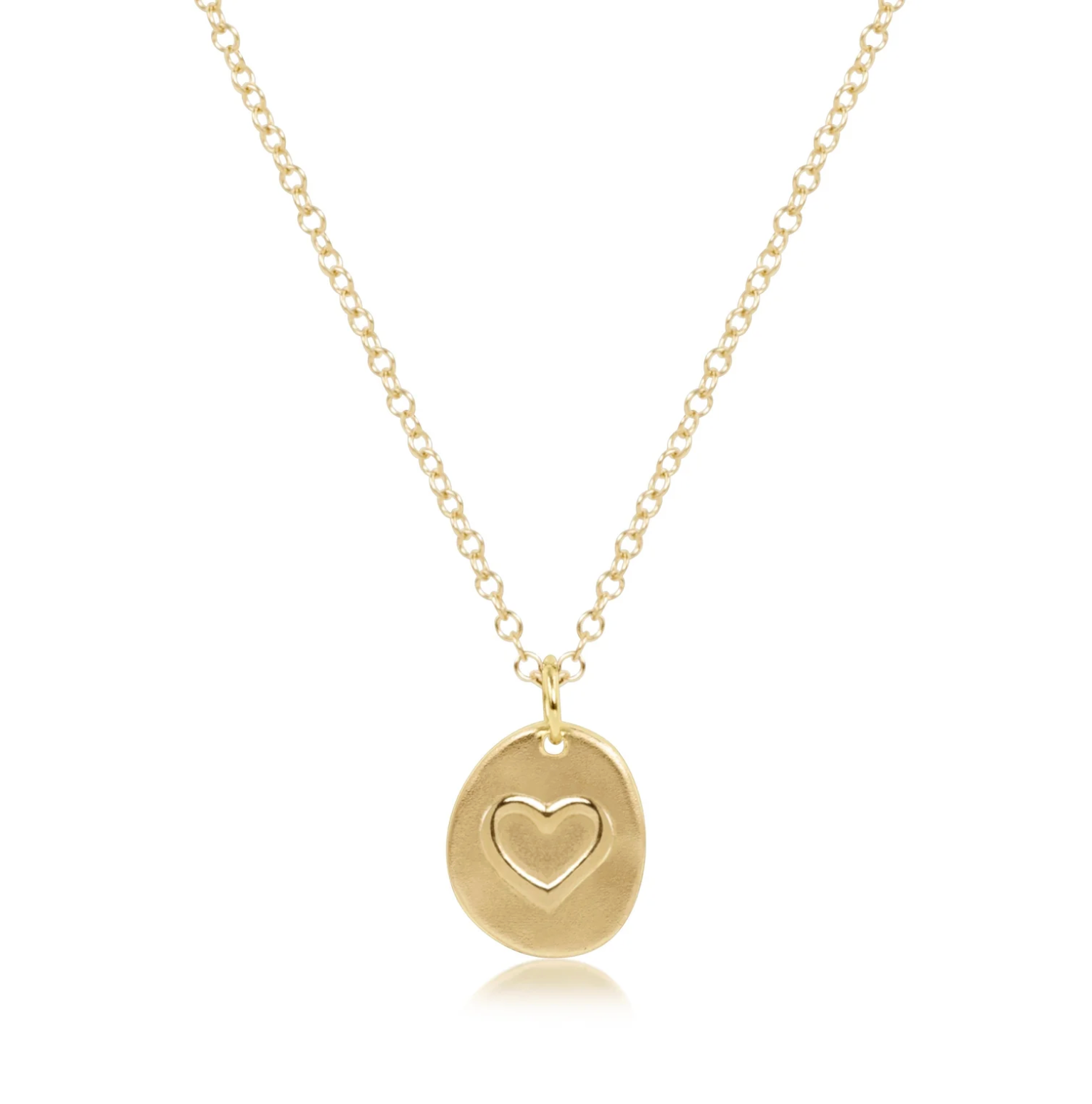 ENEWTON 16" Necklace Gold - Inspire  Love Small Gold Charm