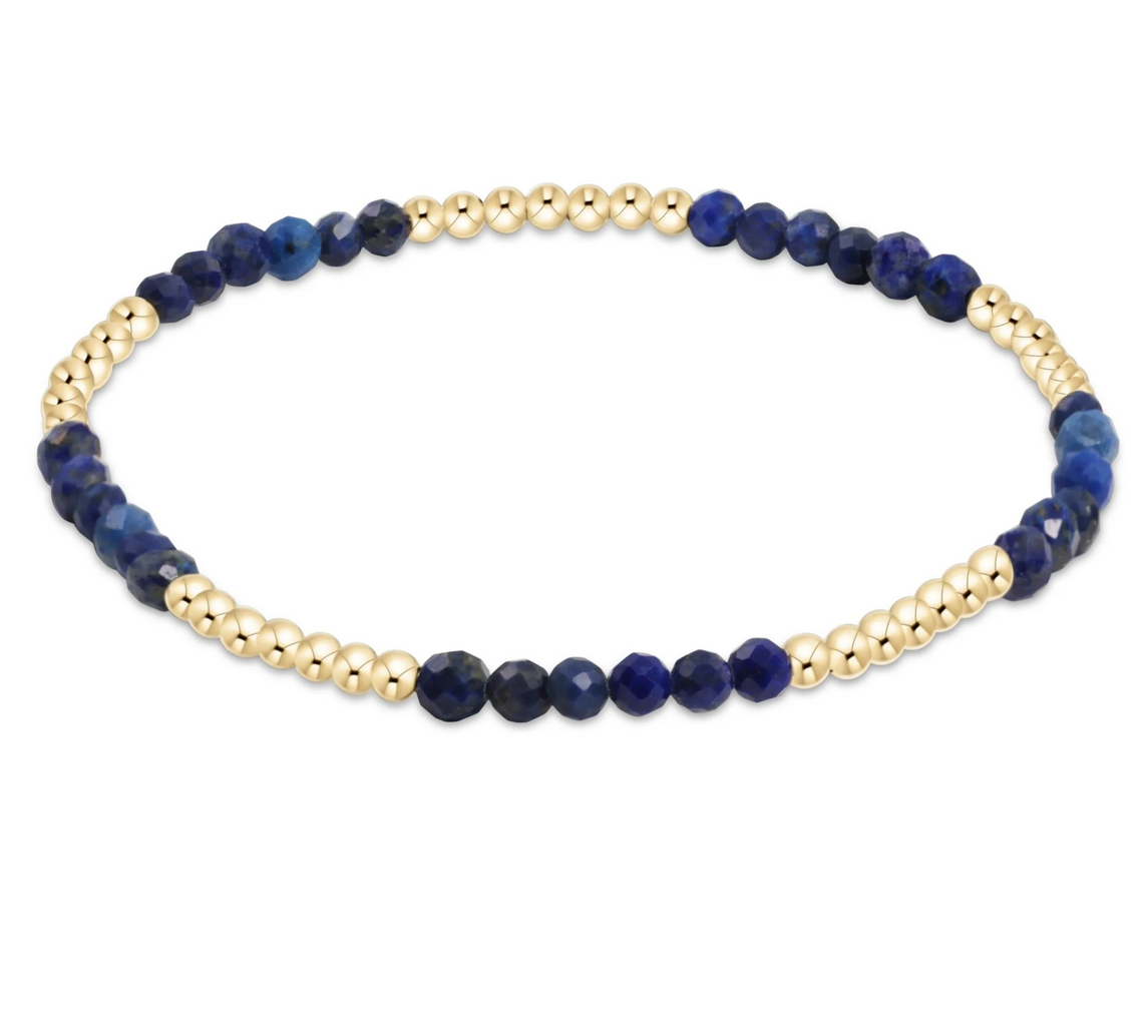 ENEWTON BLISSFUL PATTERN 2.5MMBEAD BRACELET LAPIS-DISCONTINUED