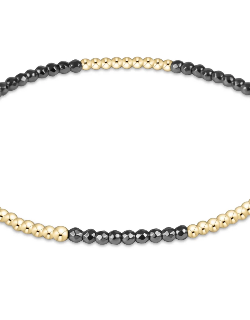 ENEWTON Blissful Pattern 2mm Bead  Bracelet - Silver Facete-DISCONTINUED