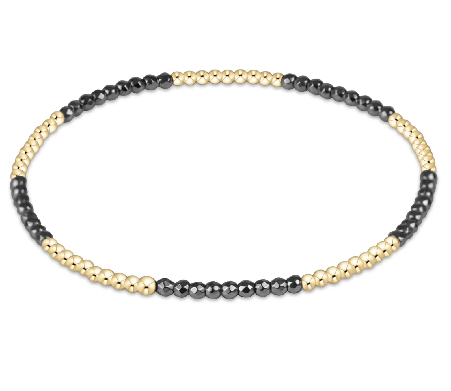 ENEWTON Blissful Pattern 2mm Bead  Bracelet - Silver Facete-DISCONTINUED